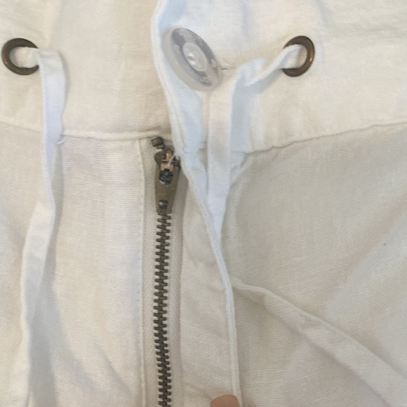 Women Within Linen Blend Shorts Womens 26W Cargo Beach Coastal Summer 11’inseam - Picture 4 of 12